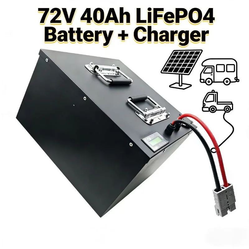 72V 40Ah Lifepo4 Battery Pack - Bateria 24S 72V 40Ah LiFePO4 com